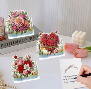 Diamond Painting6 Stück Geburtstagskarten